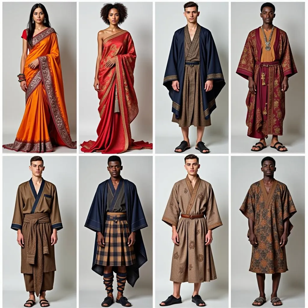 Traditional clothing representing cultural identity