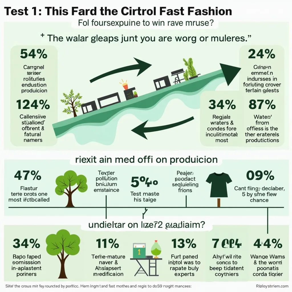 Fast fashion's environmental impact illustrated