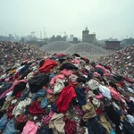 Fast fashion textile waste