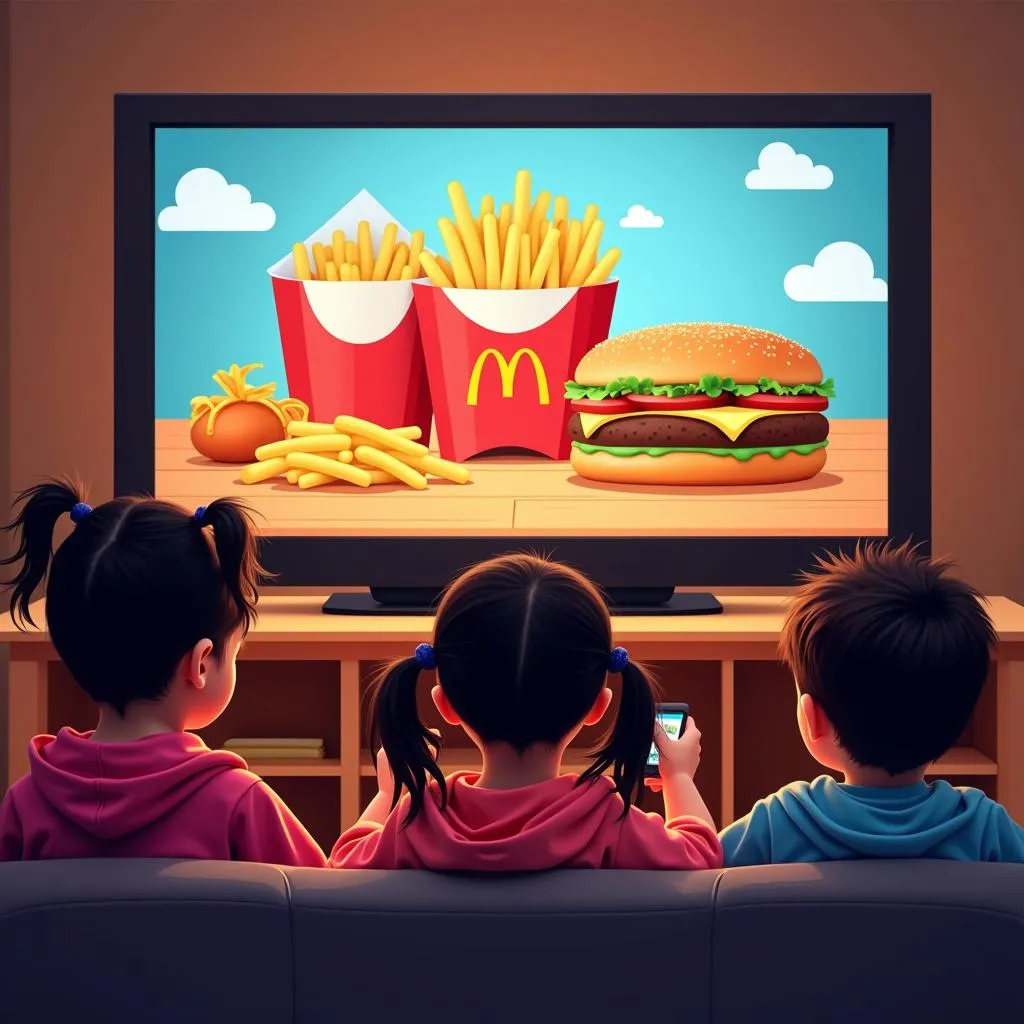 Impact of fast food advertising on children