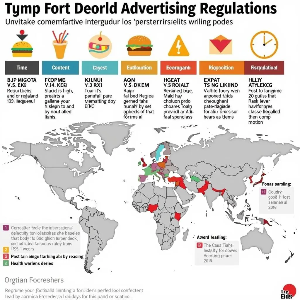 Comparison of fast food advertising regulations