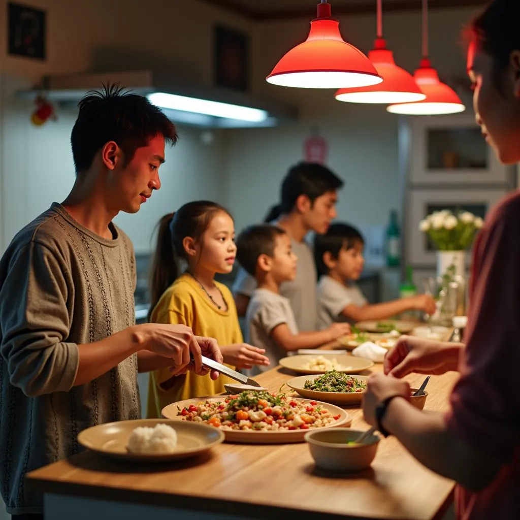 Fast food vs traditional home cooking