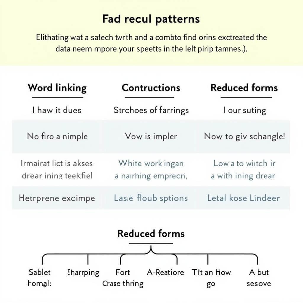 Fast speech patterns in IELTS Listening