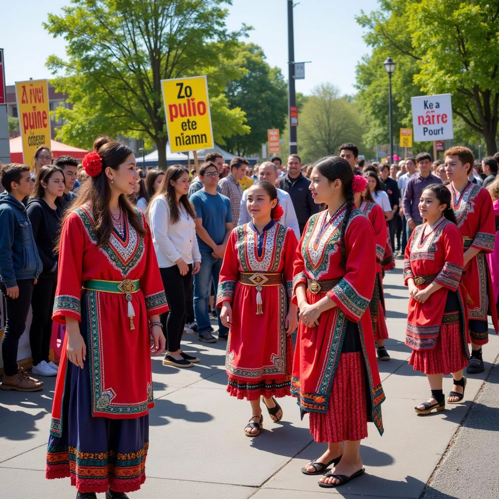 Festival immersion enhancing language learning