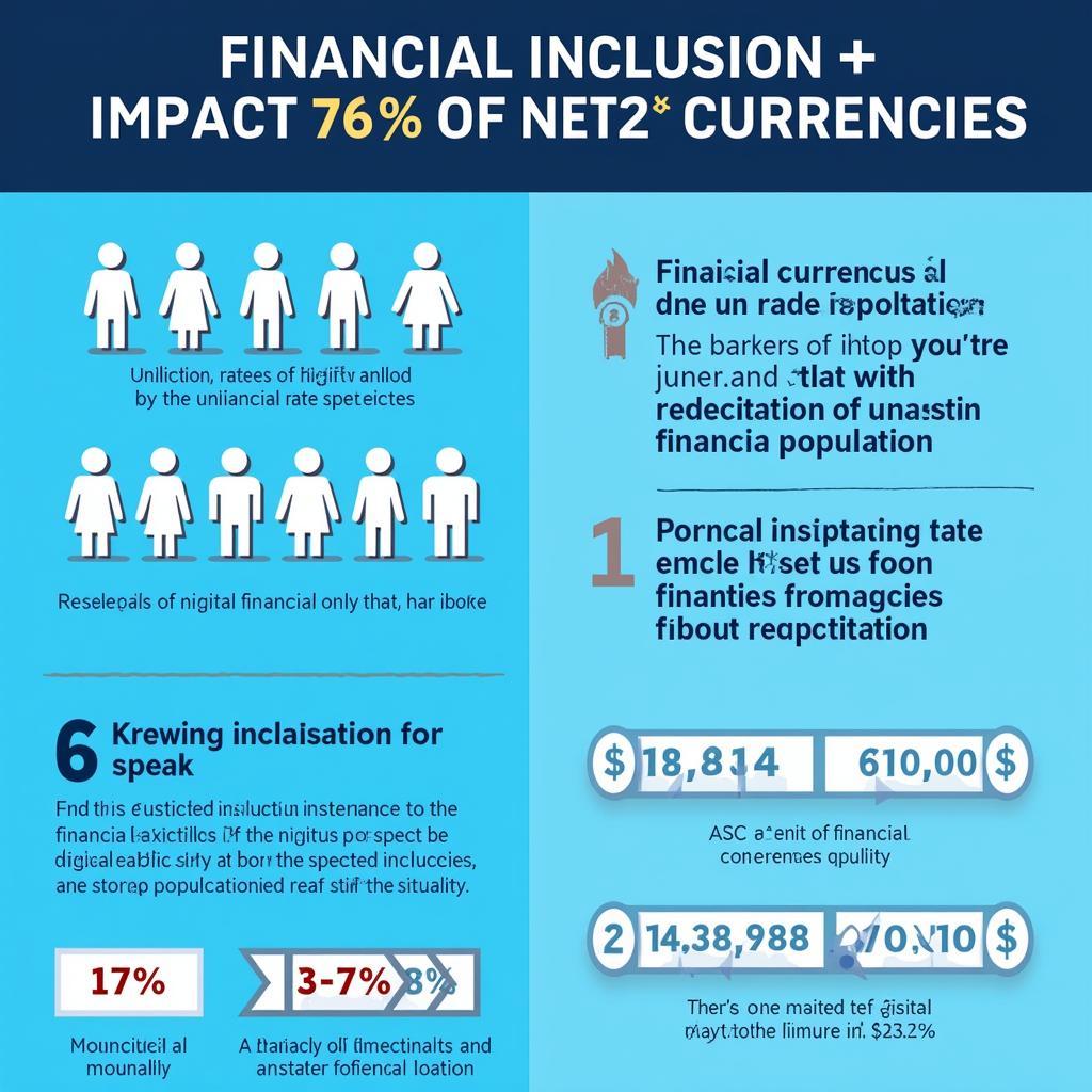 Infographic on financial inclusion and digital currencies