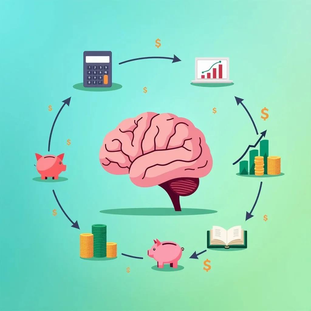 Visual representation of financial literacy concepts