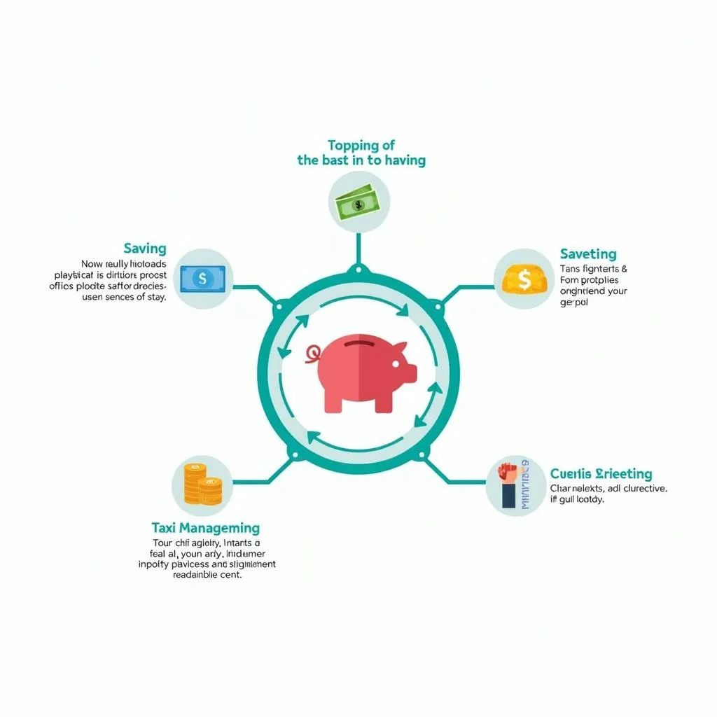 Visual representation of key financial literacy skills