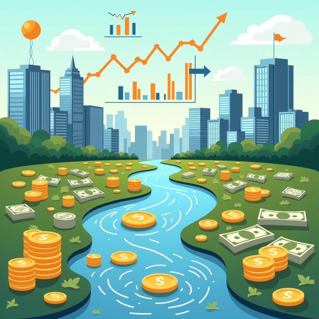 Visual representation of financial market liquidity