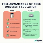 Pros and cons of free university education