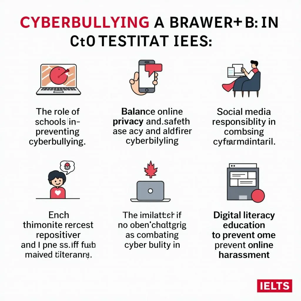 Potential future IELTS topics related to cyberbullying