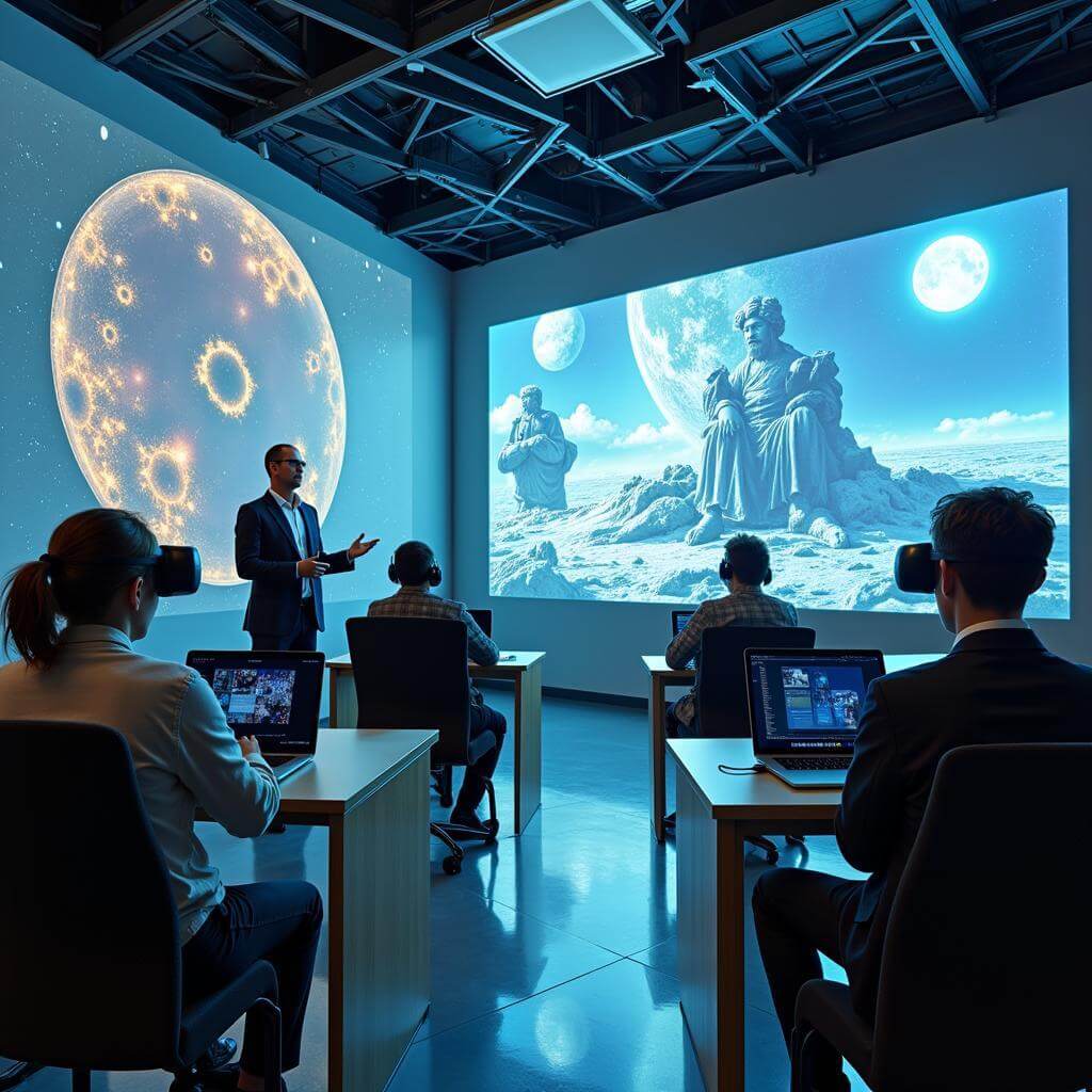 Virtual reality classroom of the future