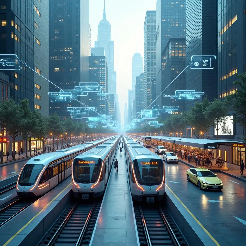 Futuristic public transportation system