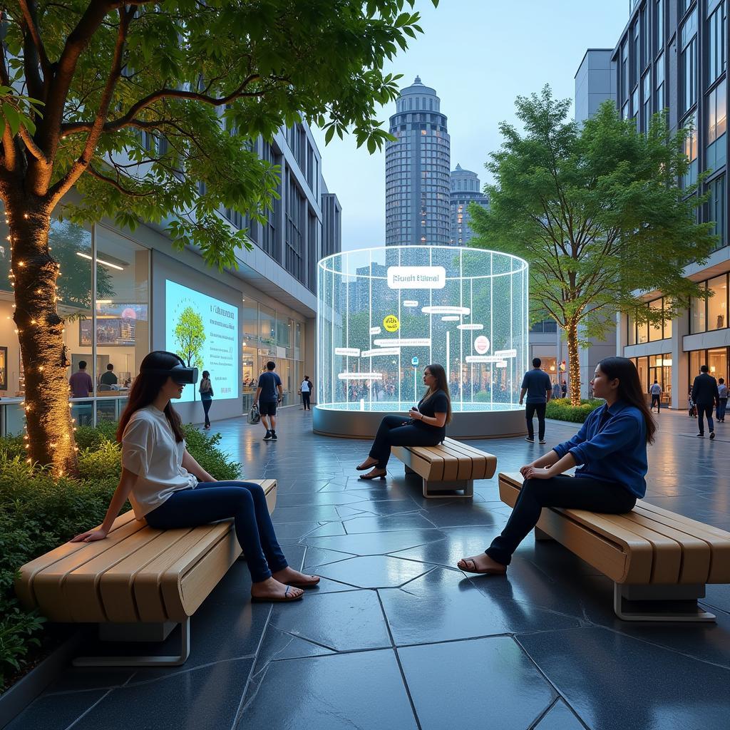 Future urban relaxation with technology