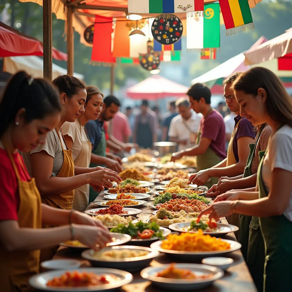 Global cuisine as a form of cultural exchange