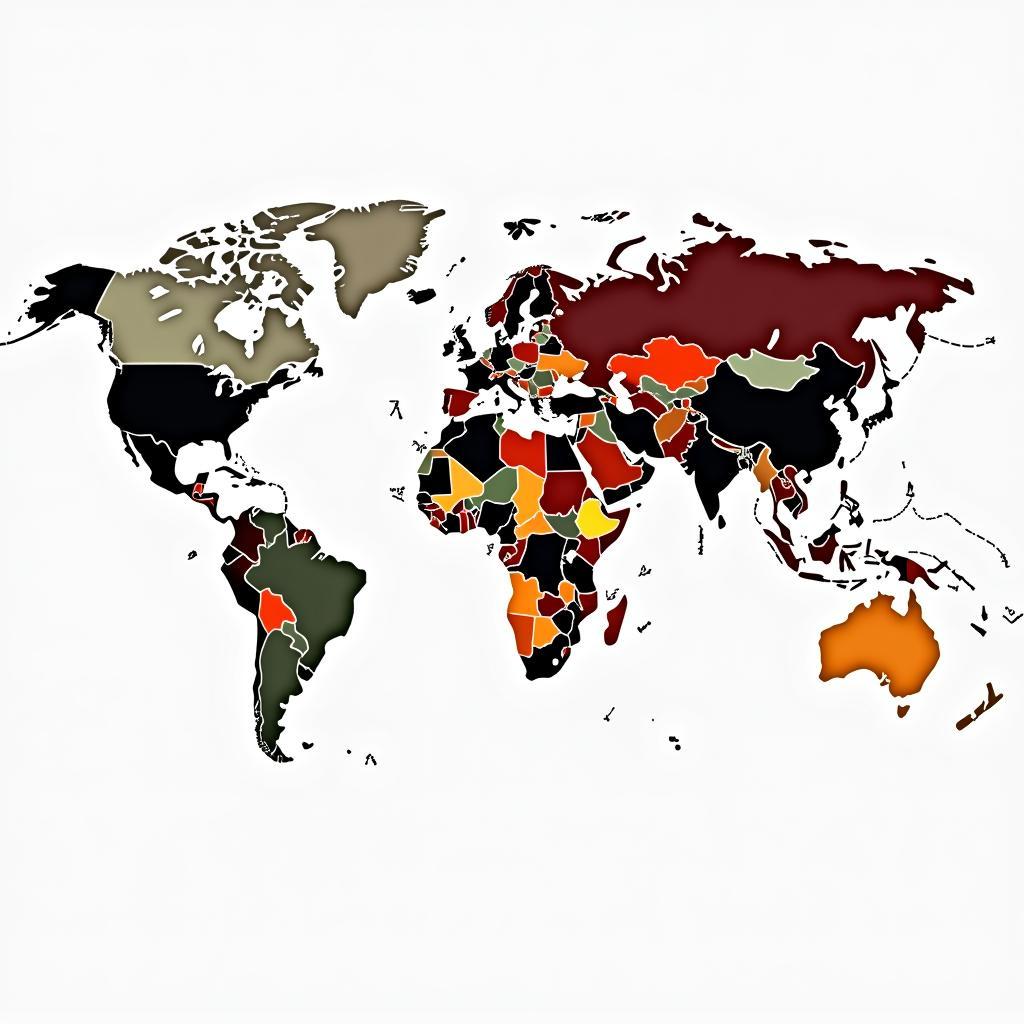 Global linguistic diversity map