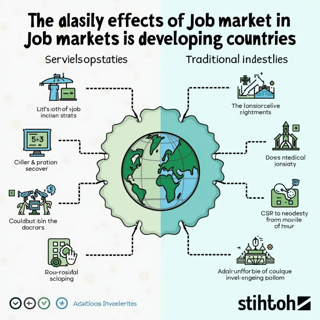 Globalization's impact on job markets in developing countries