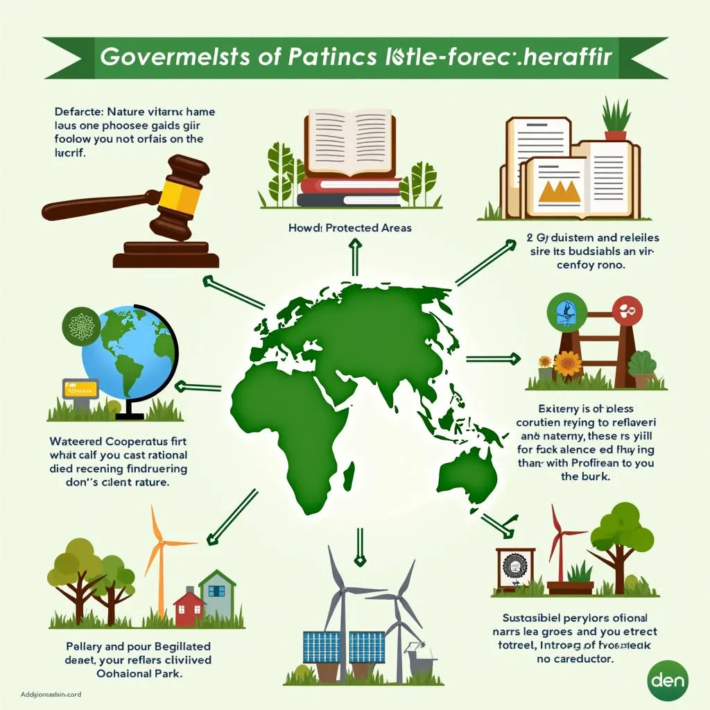 Government conservation efforts infographic