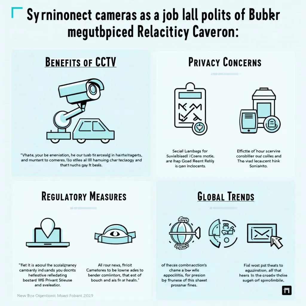 Infographic on government regulation of surveillance cameras