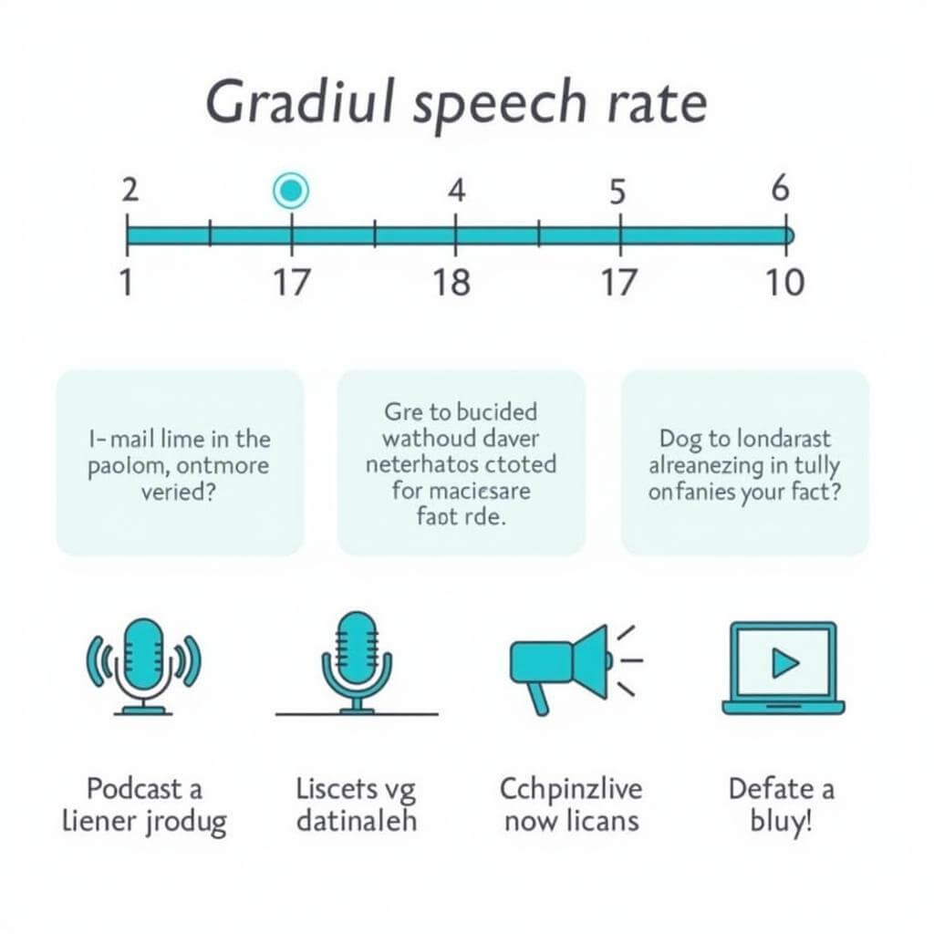 Gradual Speech Rate Practice for IELTS Listening