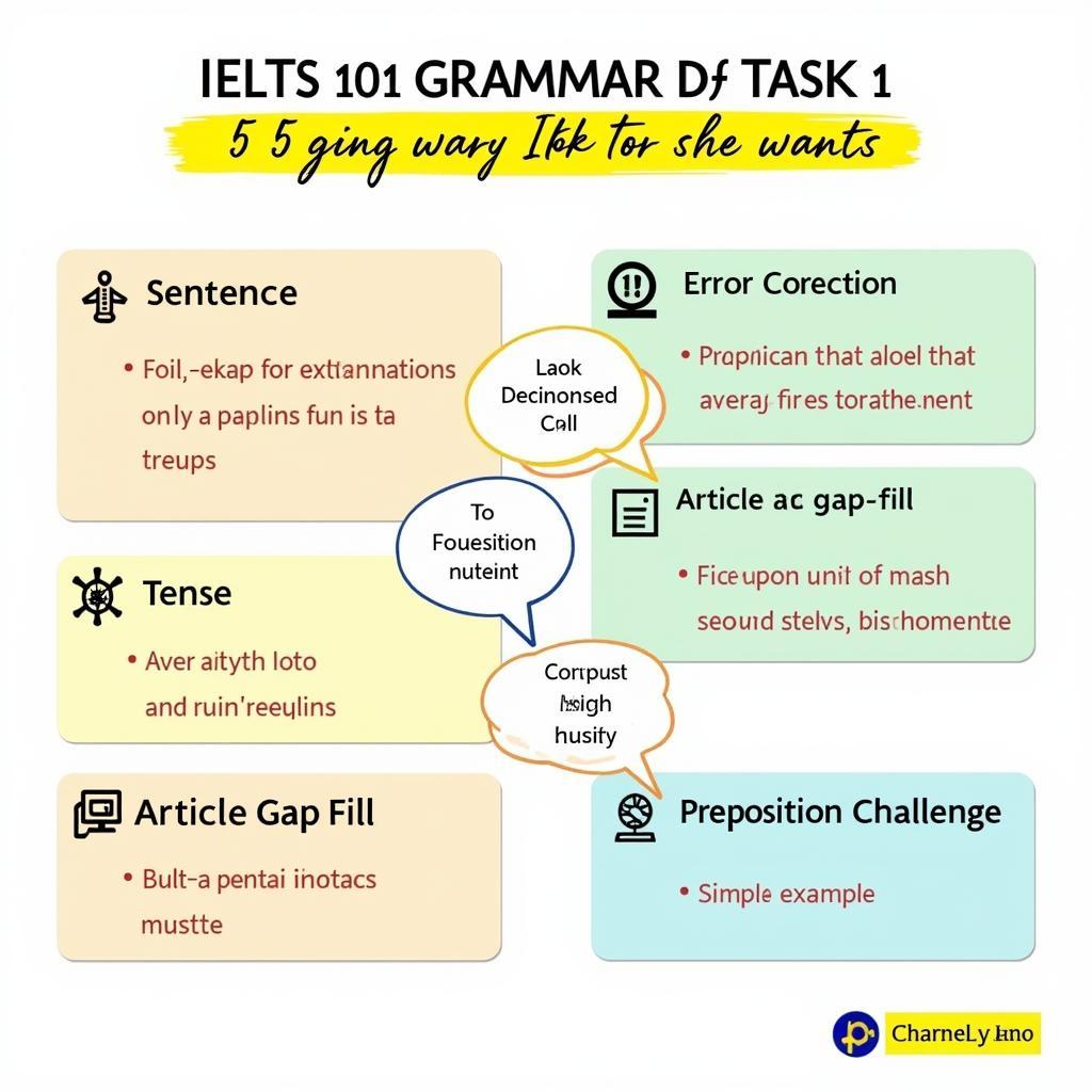 Grammar exercises for IELTS Writing Task 1