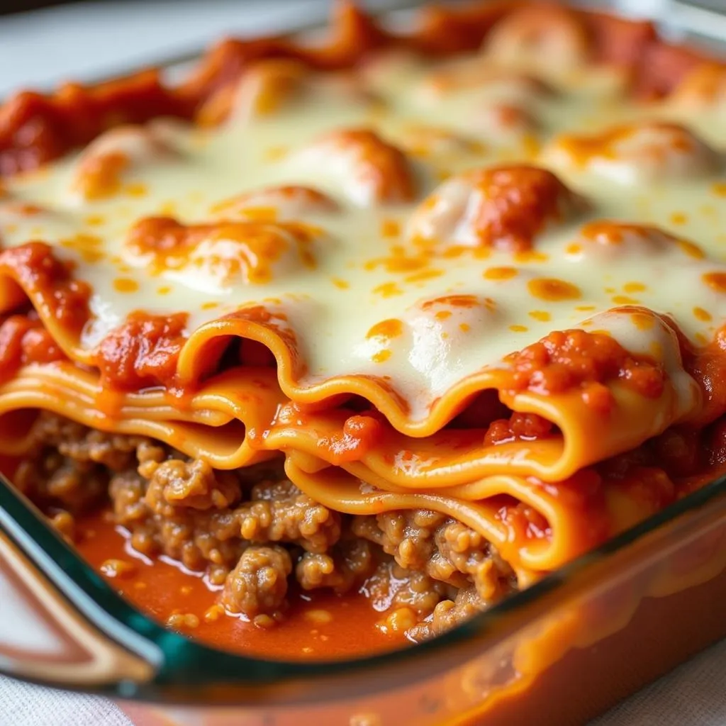 Grandmother's lasagna