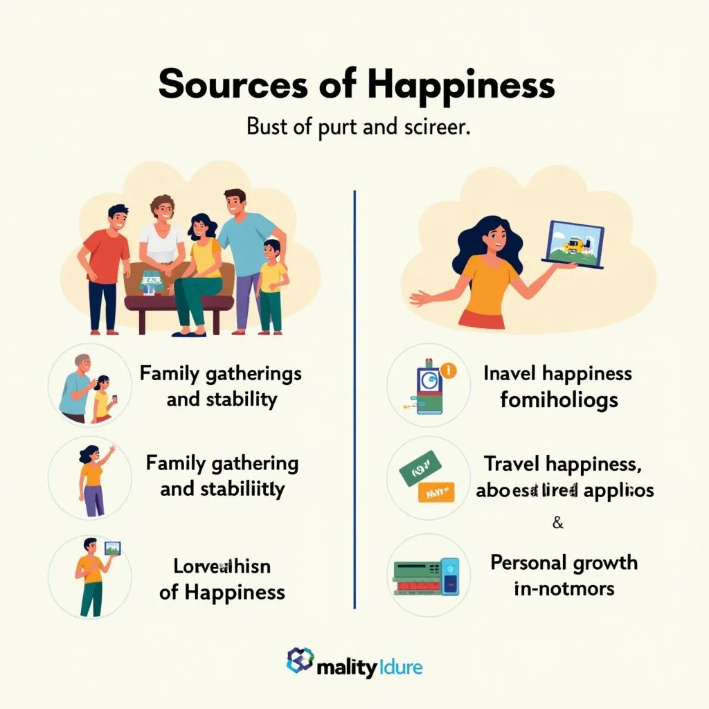 Comparing happiness across generations