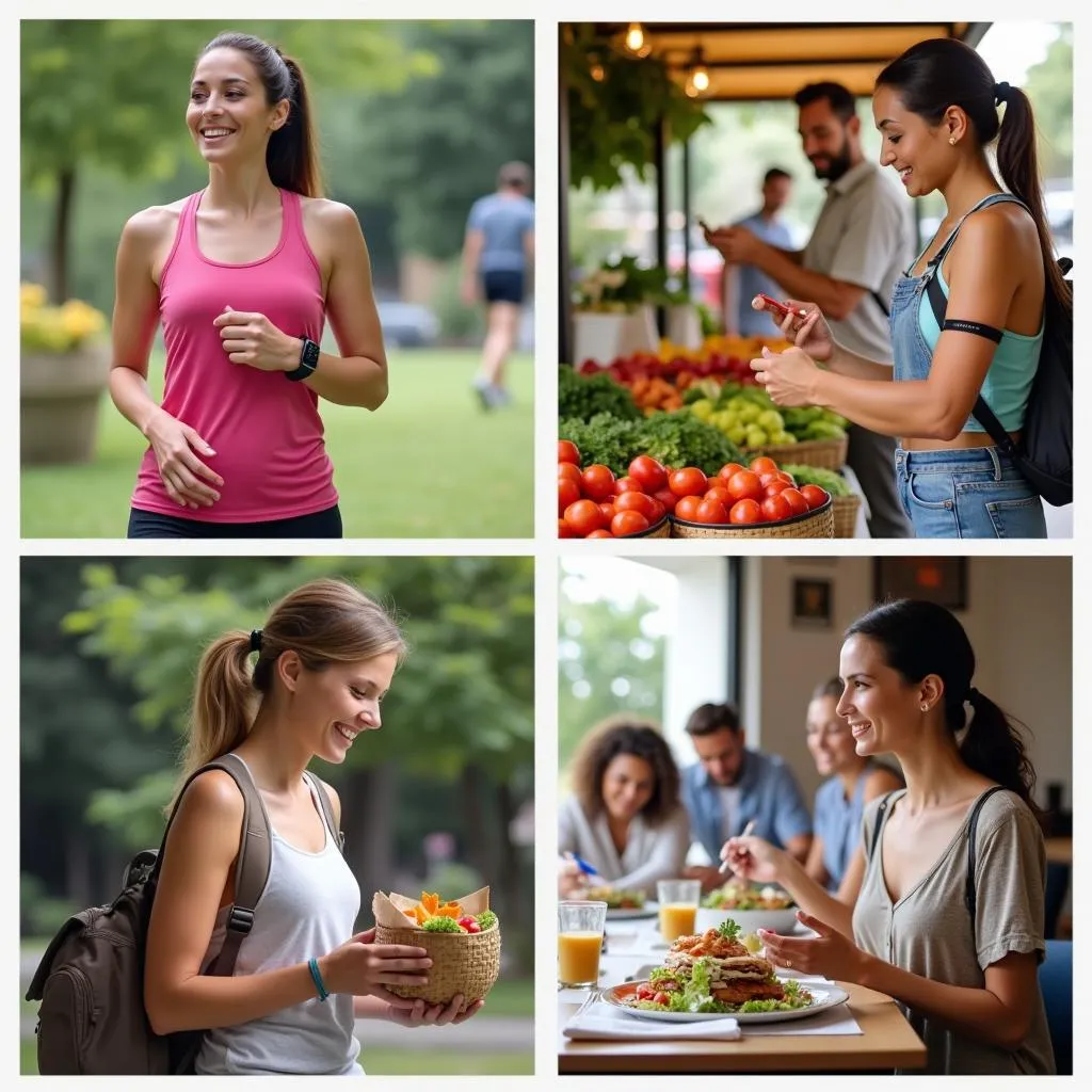 People Engaging in Health-Conscious Activities