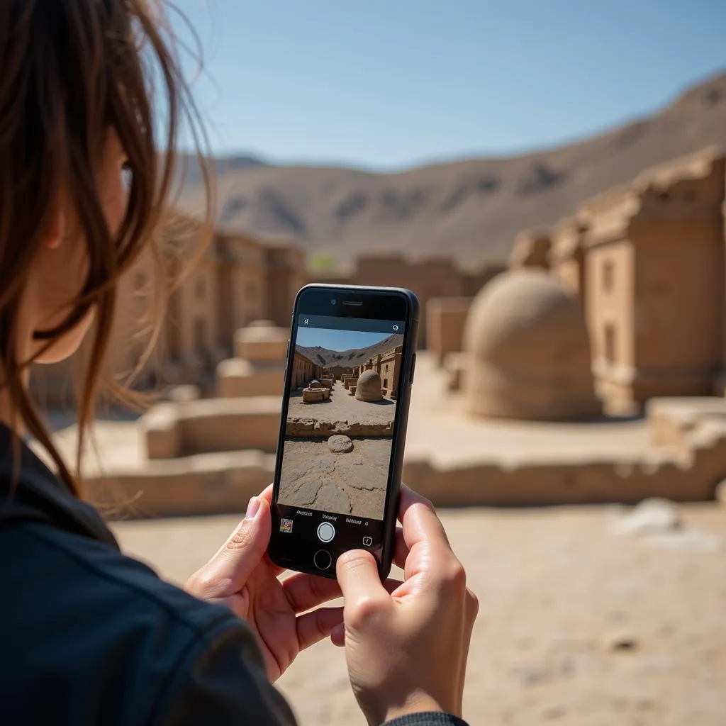 Digital experience at a heritage site