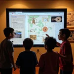 Interactive exhibits at heritage sites