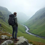 Hiking in the Scottish Highlands with breathtaking landscapes