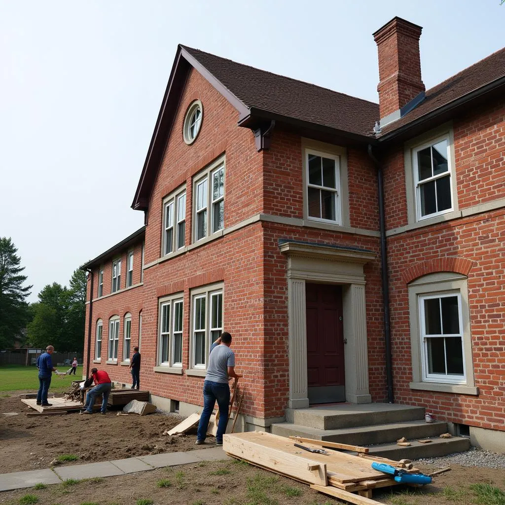 Historic building restoration