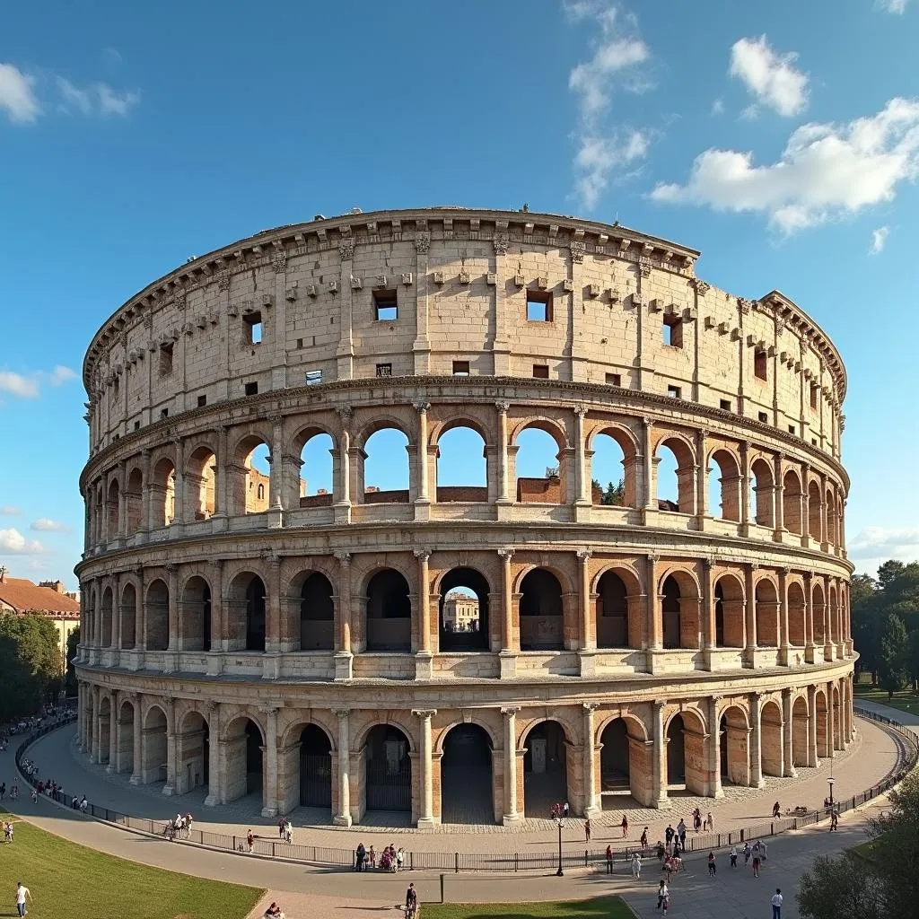 The Colosseum in Rome: An ancient amphitheater