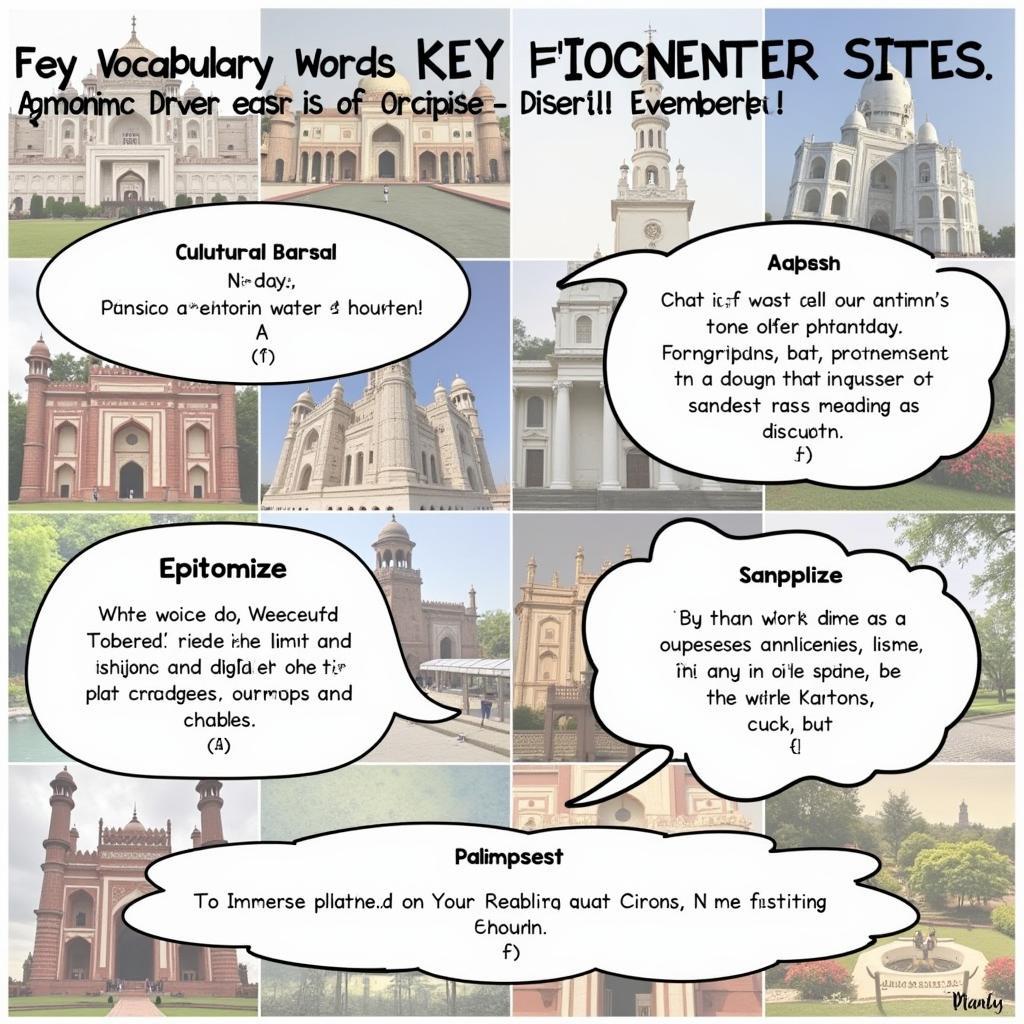 Key Vocabulary for Describing Historical Sites