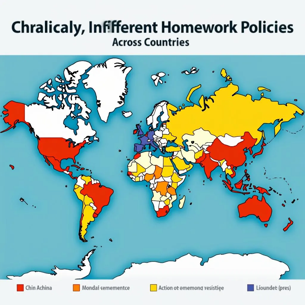 Global Homework Policies Map