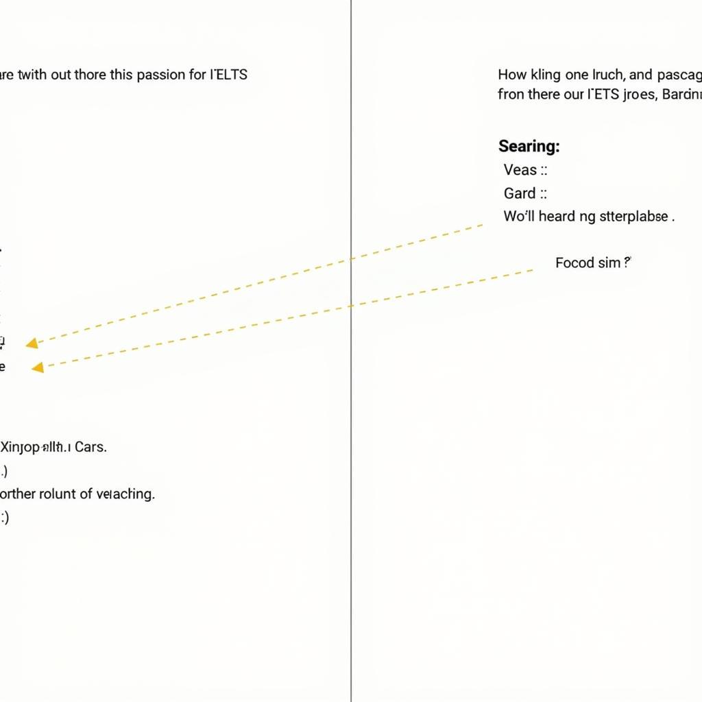 IELTS grammar and context analysis for summary questions