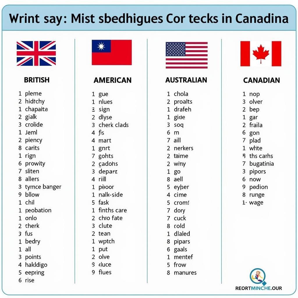 IELTS Listening Accent Comparison