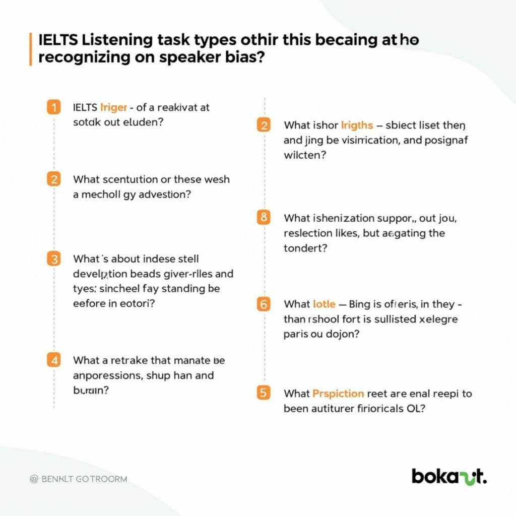 IELTS Listening tasks requiring bias recognition