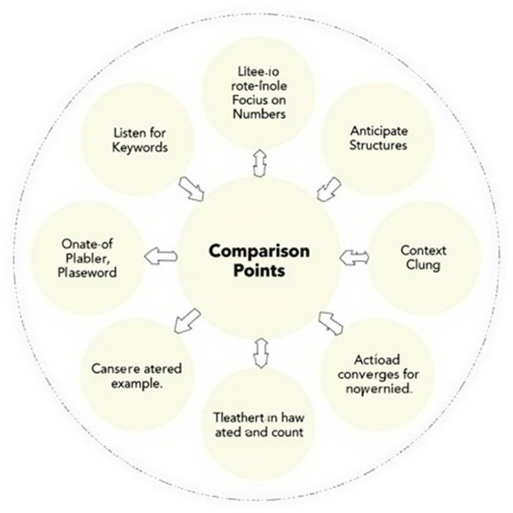 IELTS Listening Comparison Points Strategies