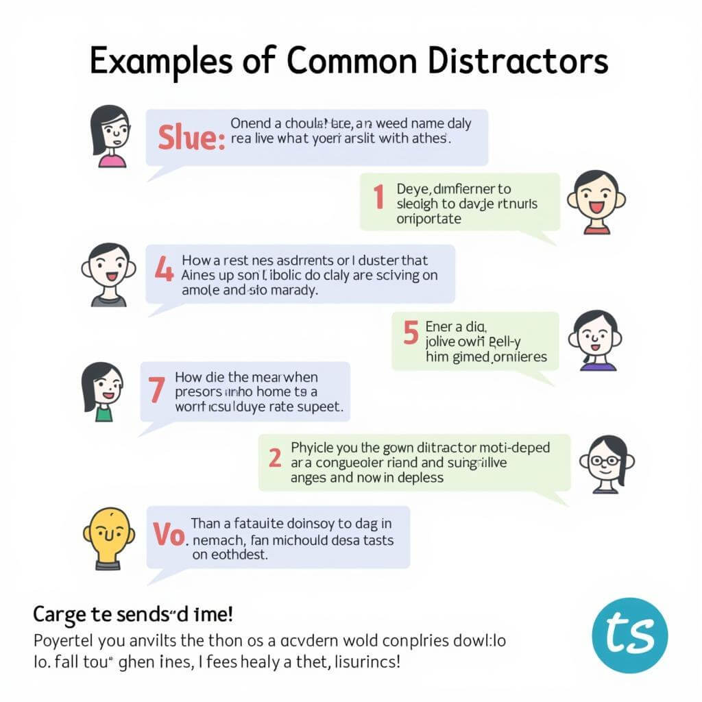 IELTS Listening Distractor Examples