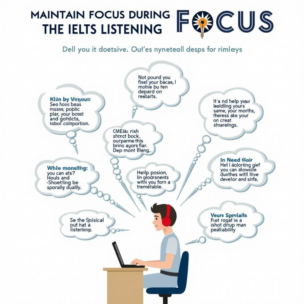 Strategies for maintaining focus during IELTS Listening