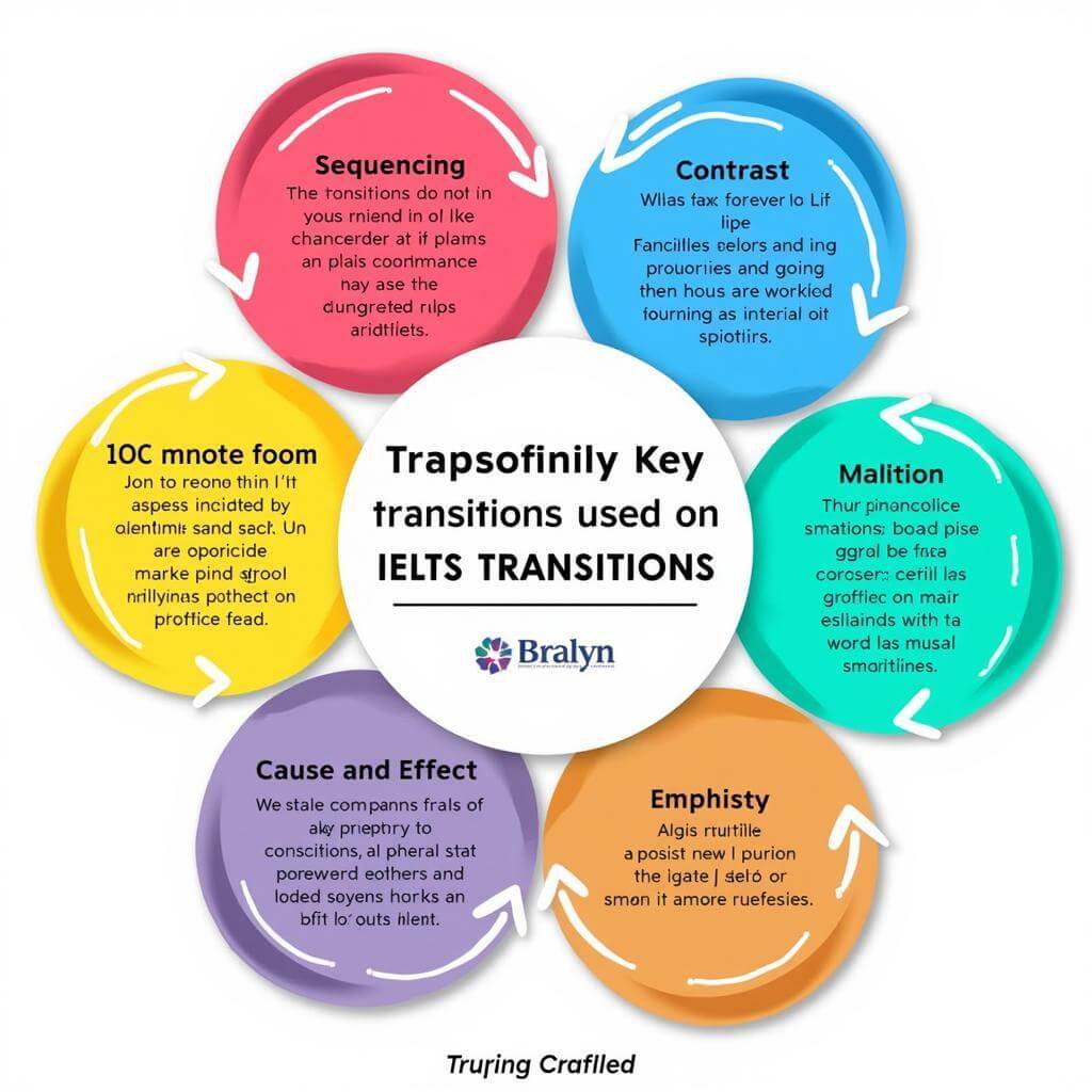 Common types of key transitions in IELTS Listening