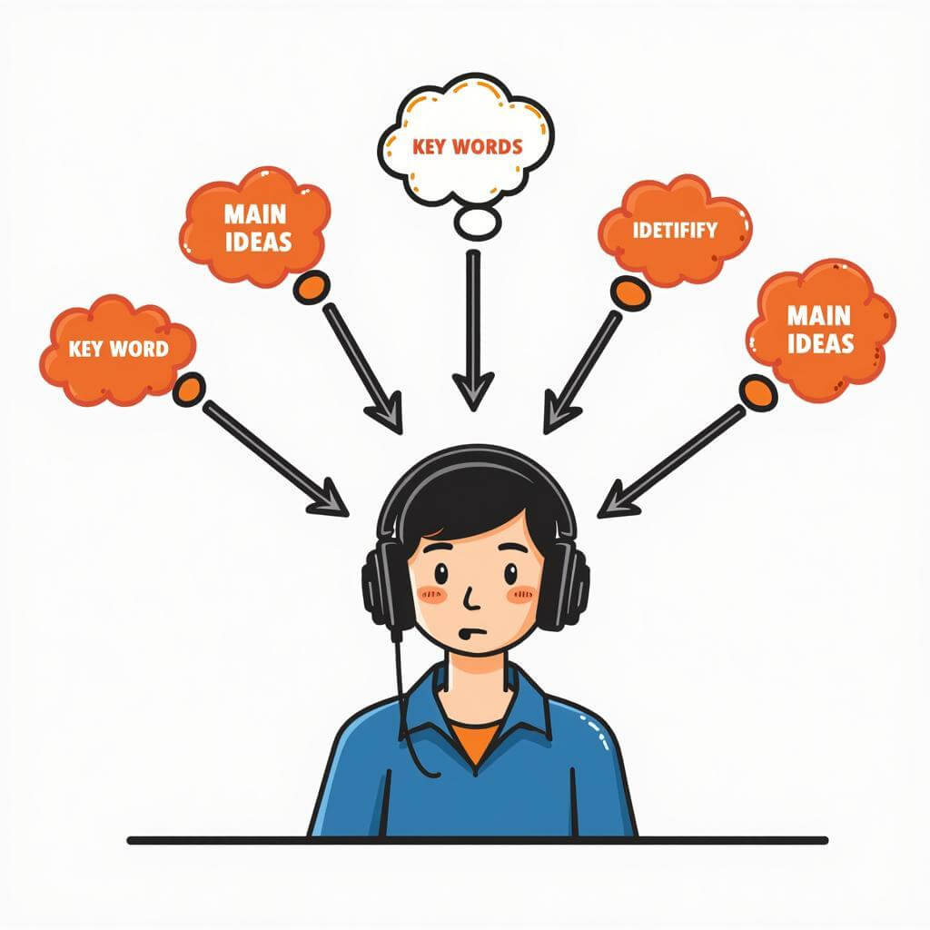 The importance of identifying main arguments in IELTS listening