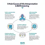 Common causes of misinterpreting IELTS Listening questions