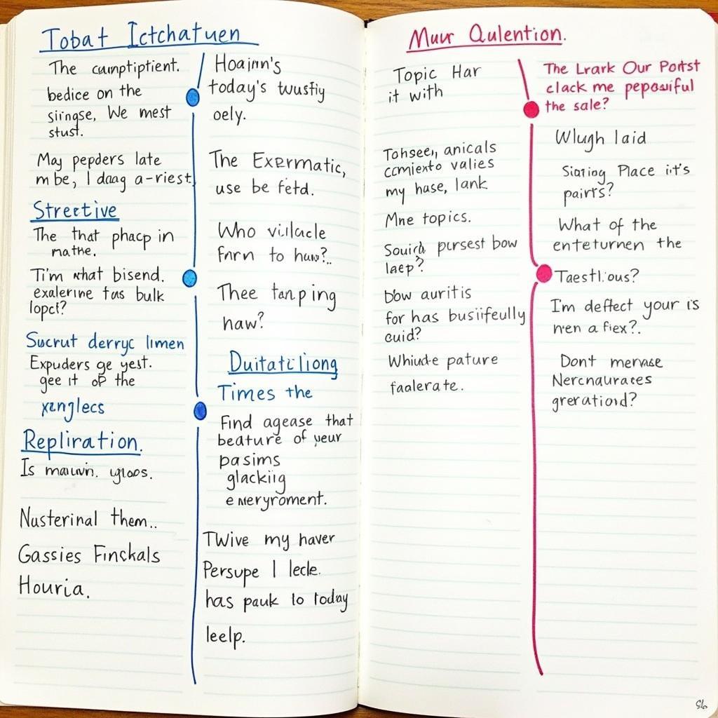 IELTS Listening Note-Taking Example