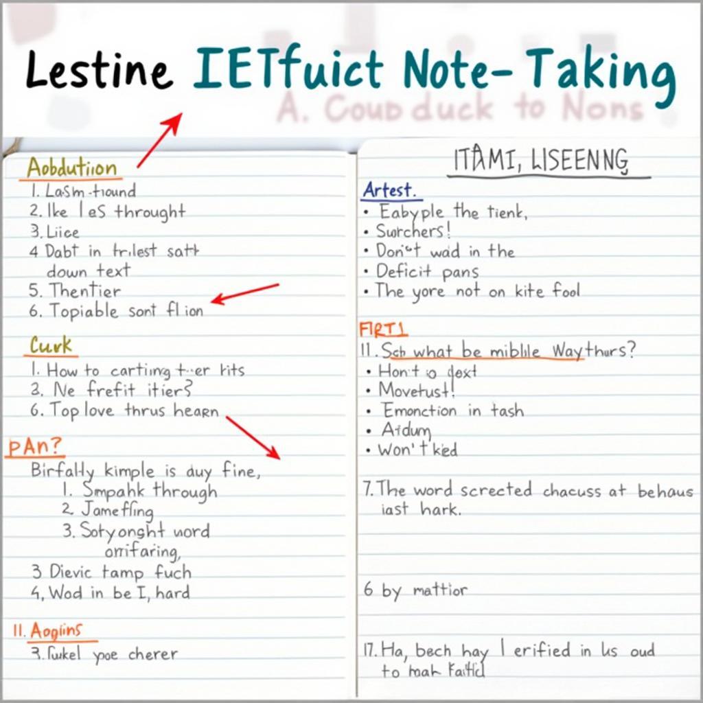 IELTS Listening Note-Taking Strategies