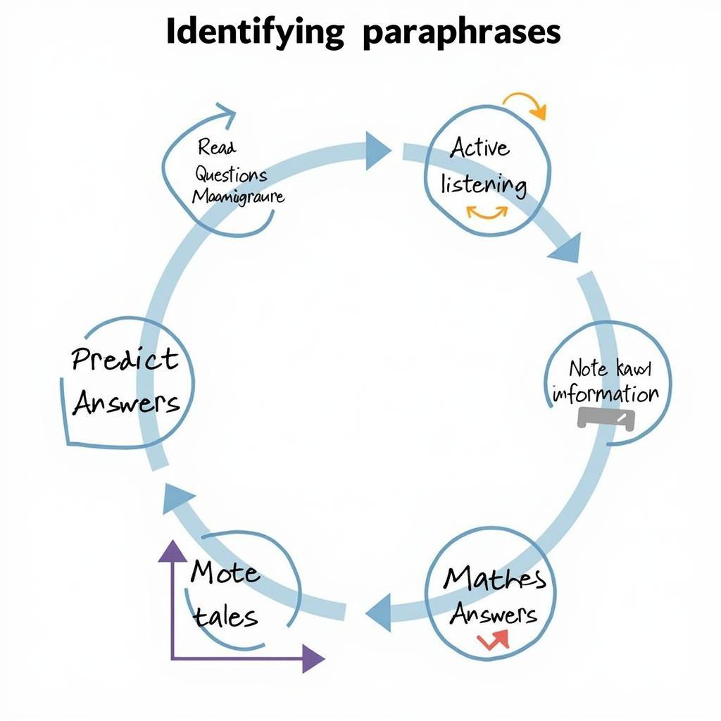 IELTS Listening: Paraphrase Identification Process