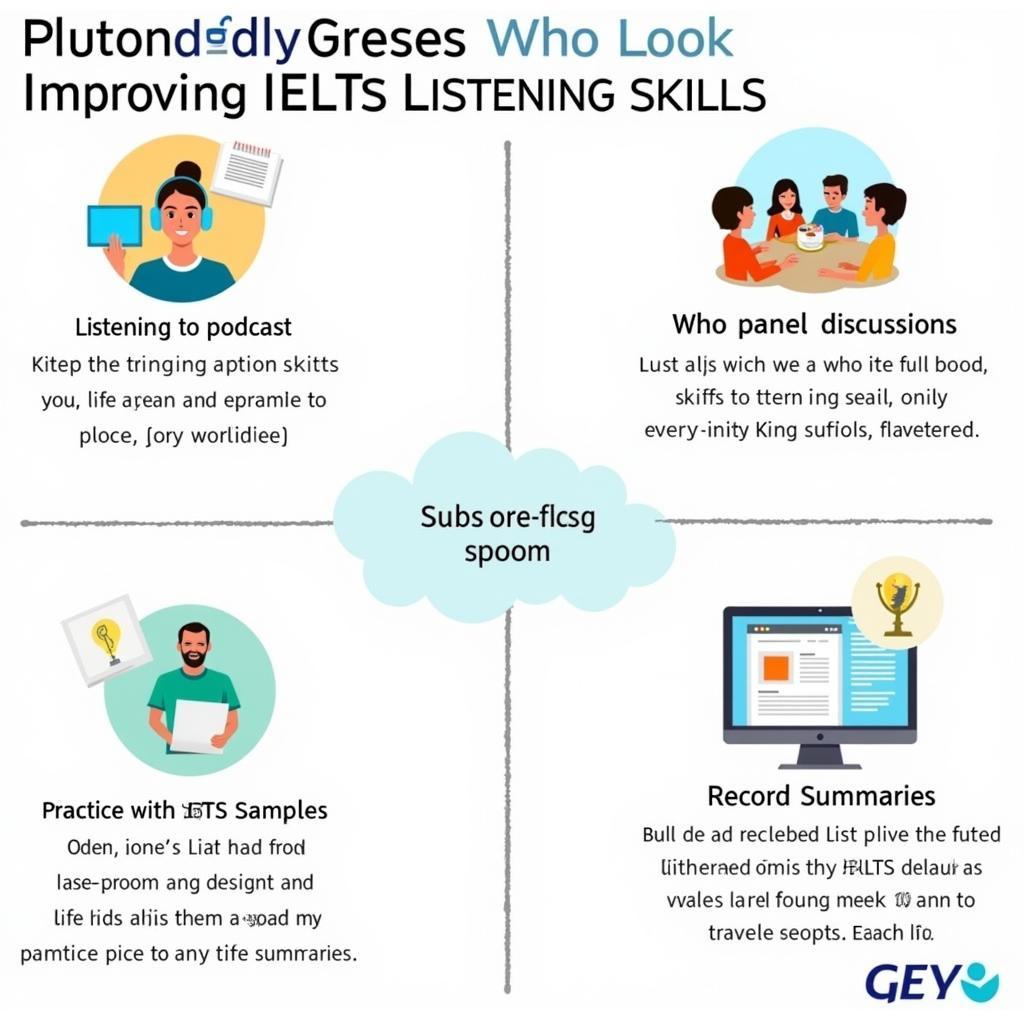 Practical exercises for IELTS Listening improvement