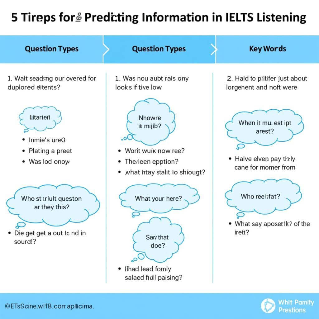 IELTS listening prediction technique