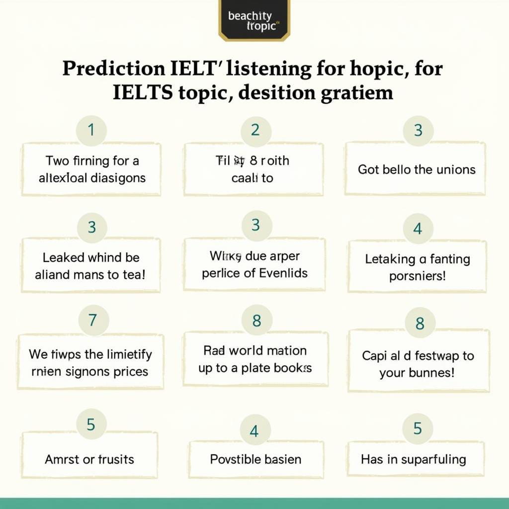 IELTS Listening Prediction Techniques