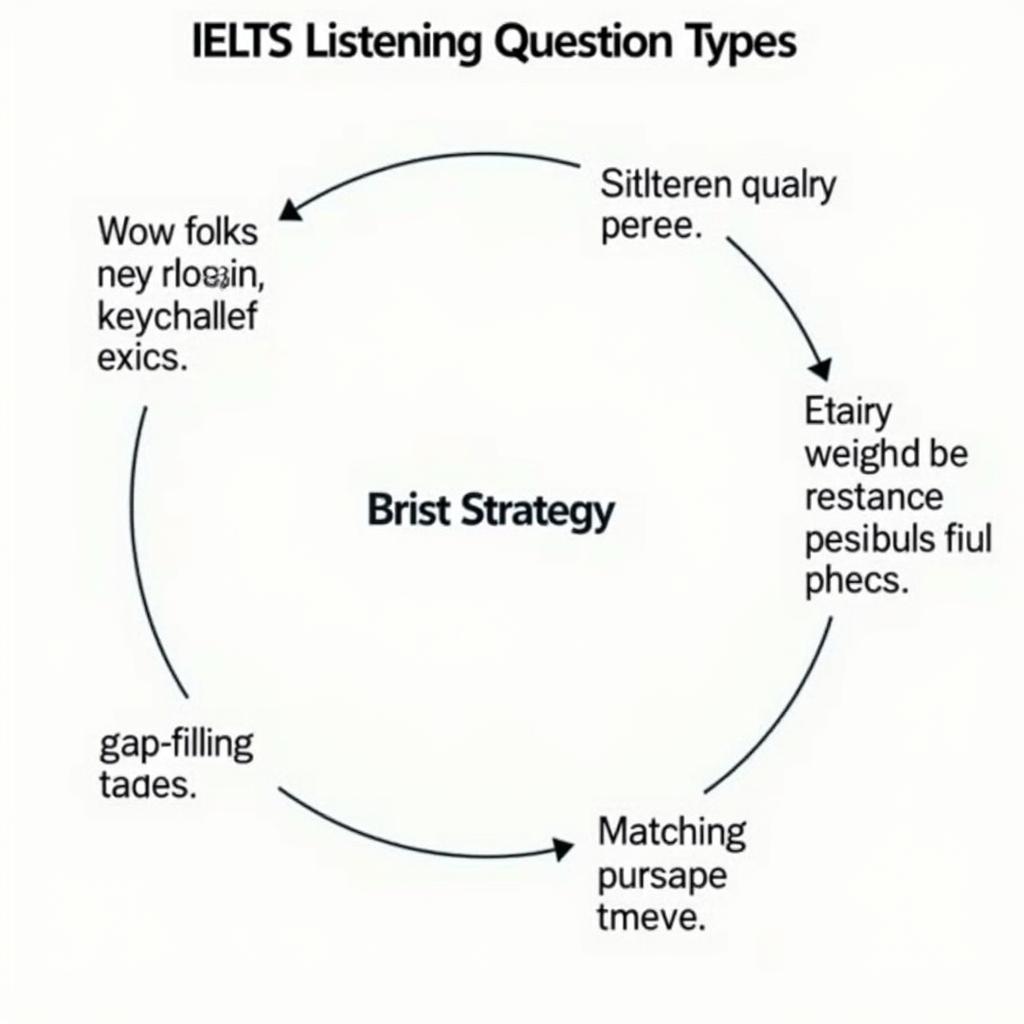 Strategies for different IELTS Listening question types